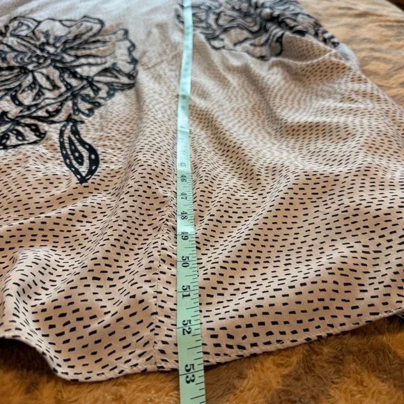 Anthropology Ranna Gill Cream Halter Maxi Dress with Black Floral Embroidery XS - Picture 12 of 12